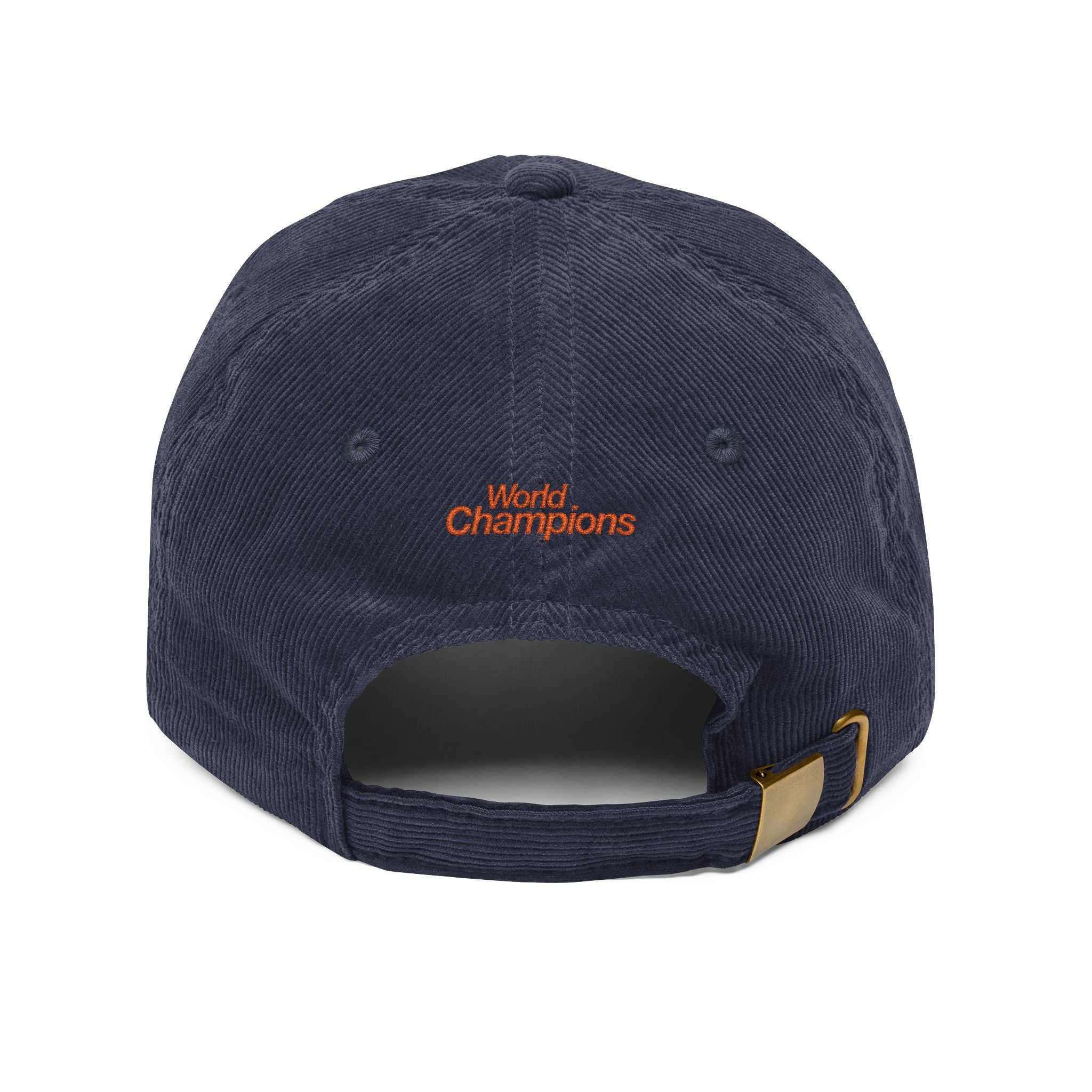 Vintage Corduroy Baseball Cap — Embroidered "New York" Retro Logo