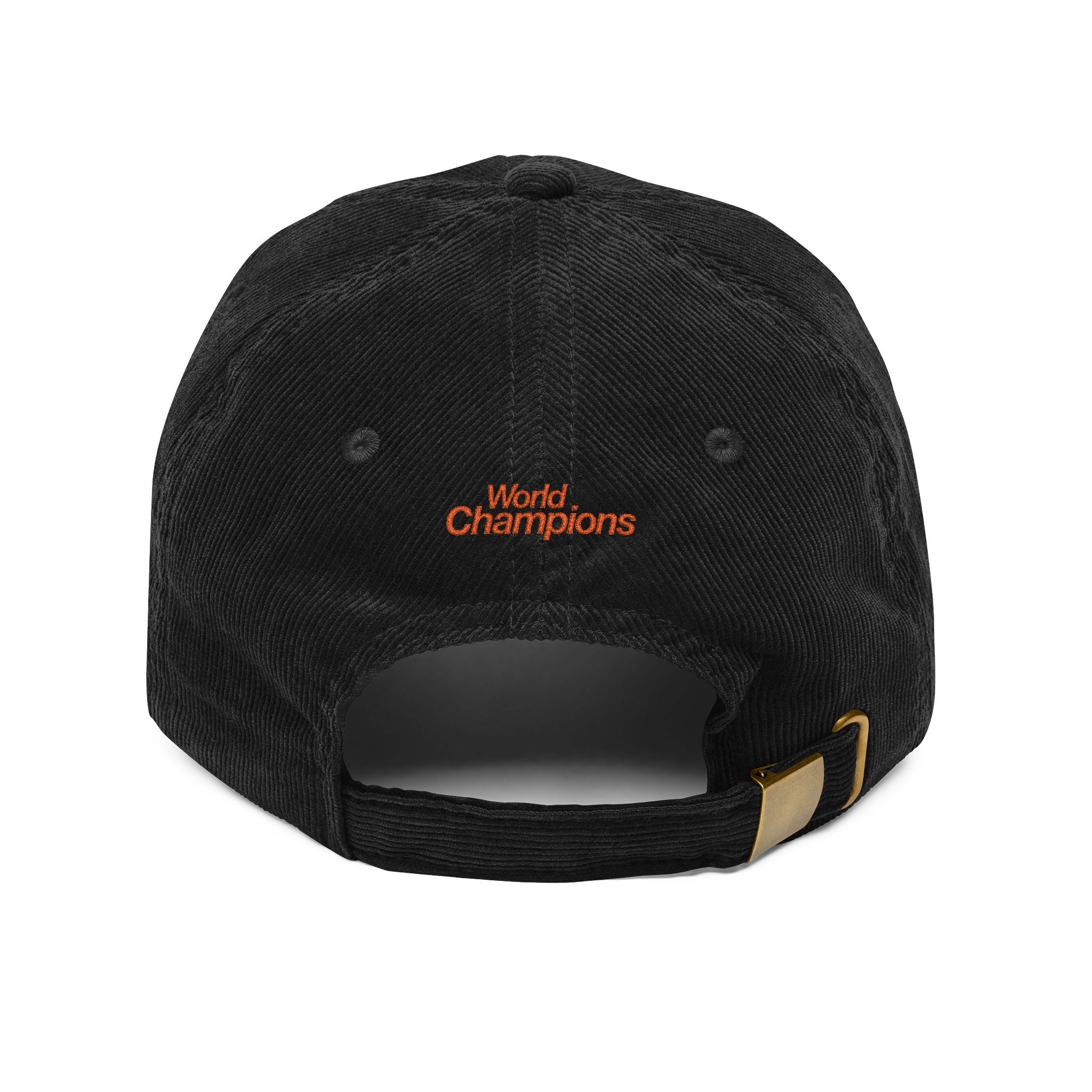 Vintage Corduroy Baseball Cap — Embroidered "New York" Retro Logo