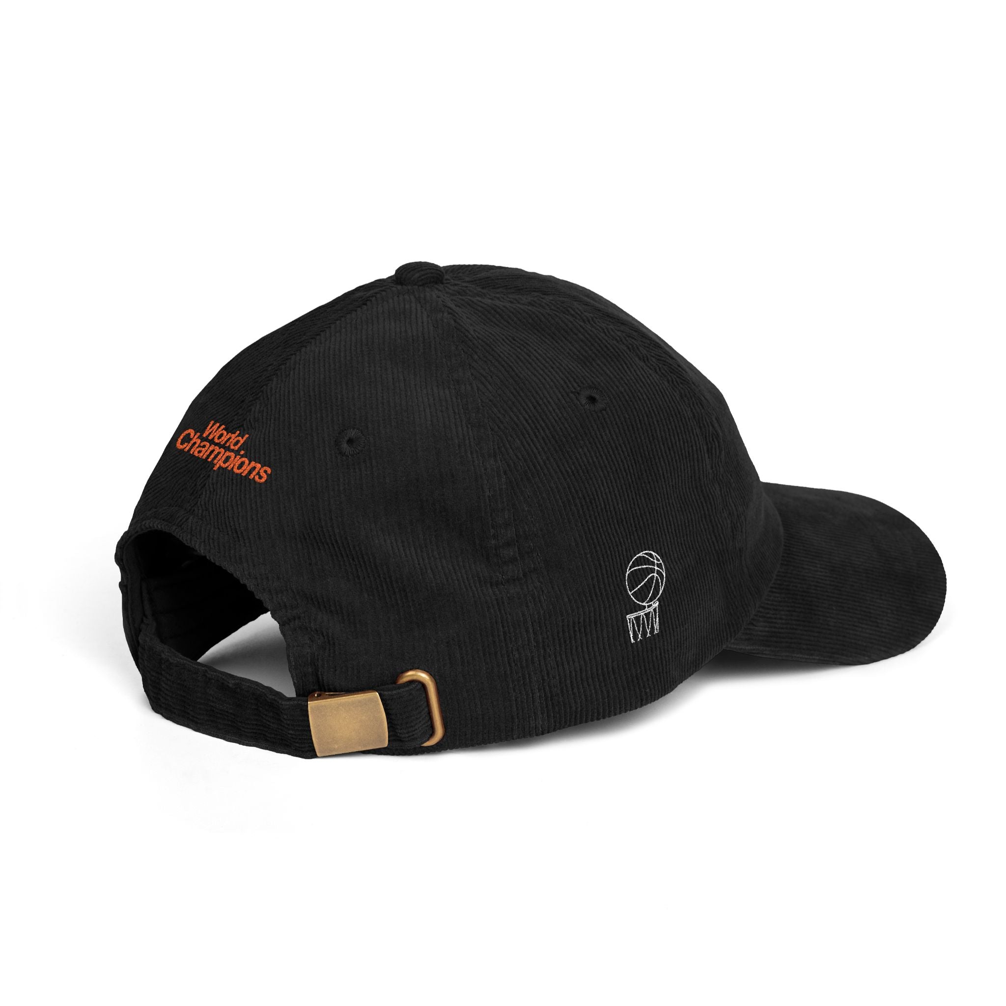 Vintage Corduroy Baseball Cap — Embroidered "New York" Retro Logo